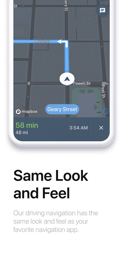 DashMap - DashMap app showing familiar map navigation with route details