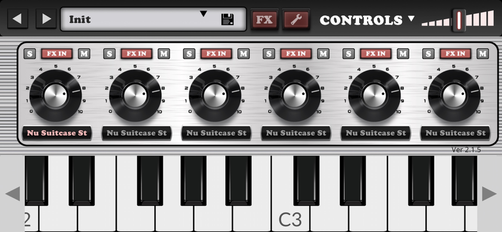 Neo-Soul Keys® Studio 2 - Interface de Neo-Soul Keys Studio 2 montrant les contrôles et les touches du piano électrique vintage