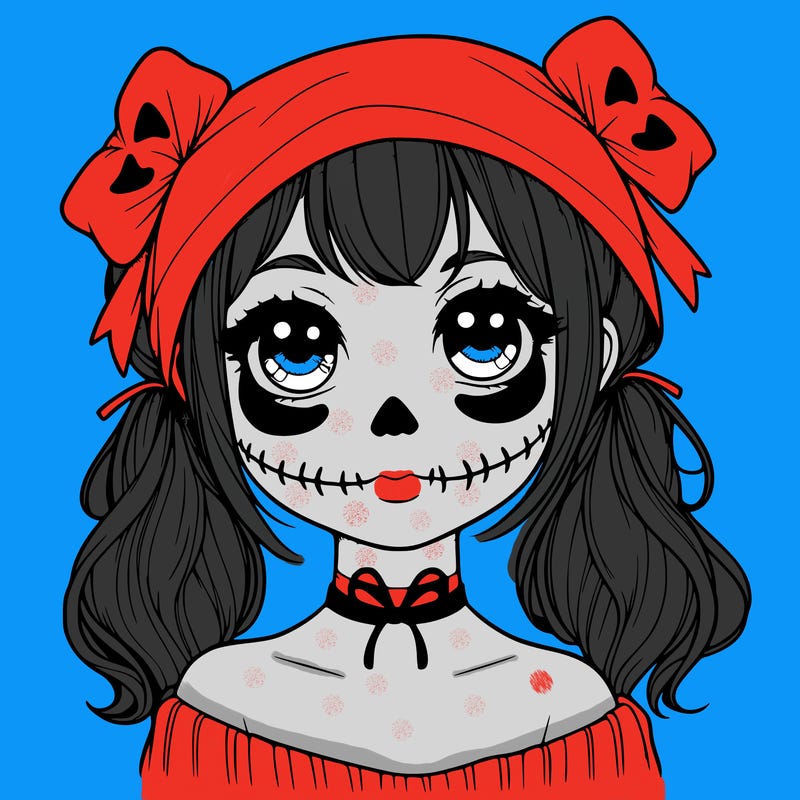 realistic girl halloween