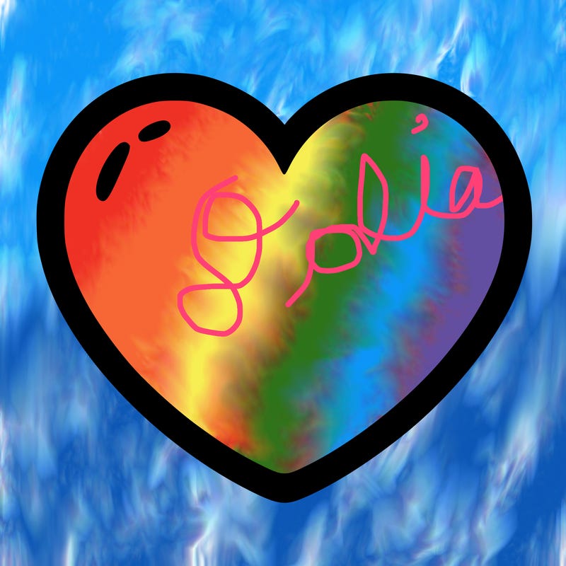 a blank heart