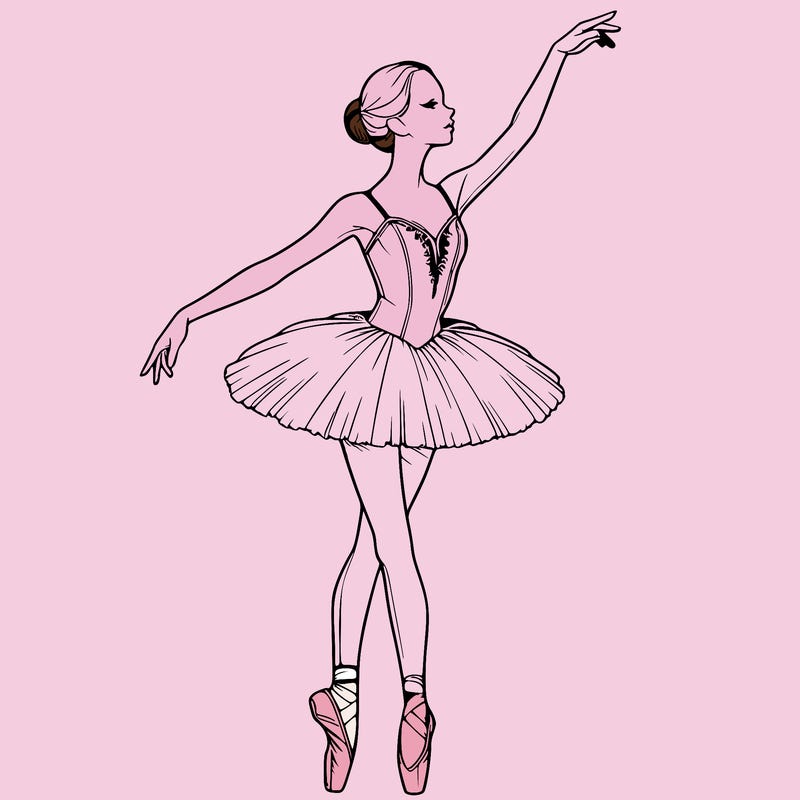 realistic ballerina