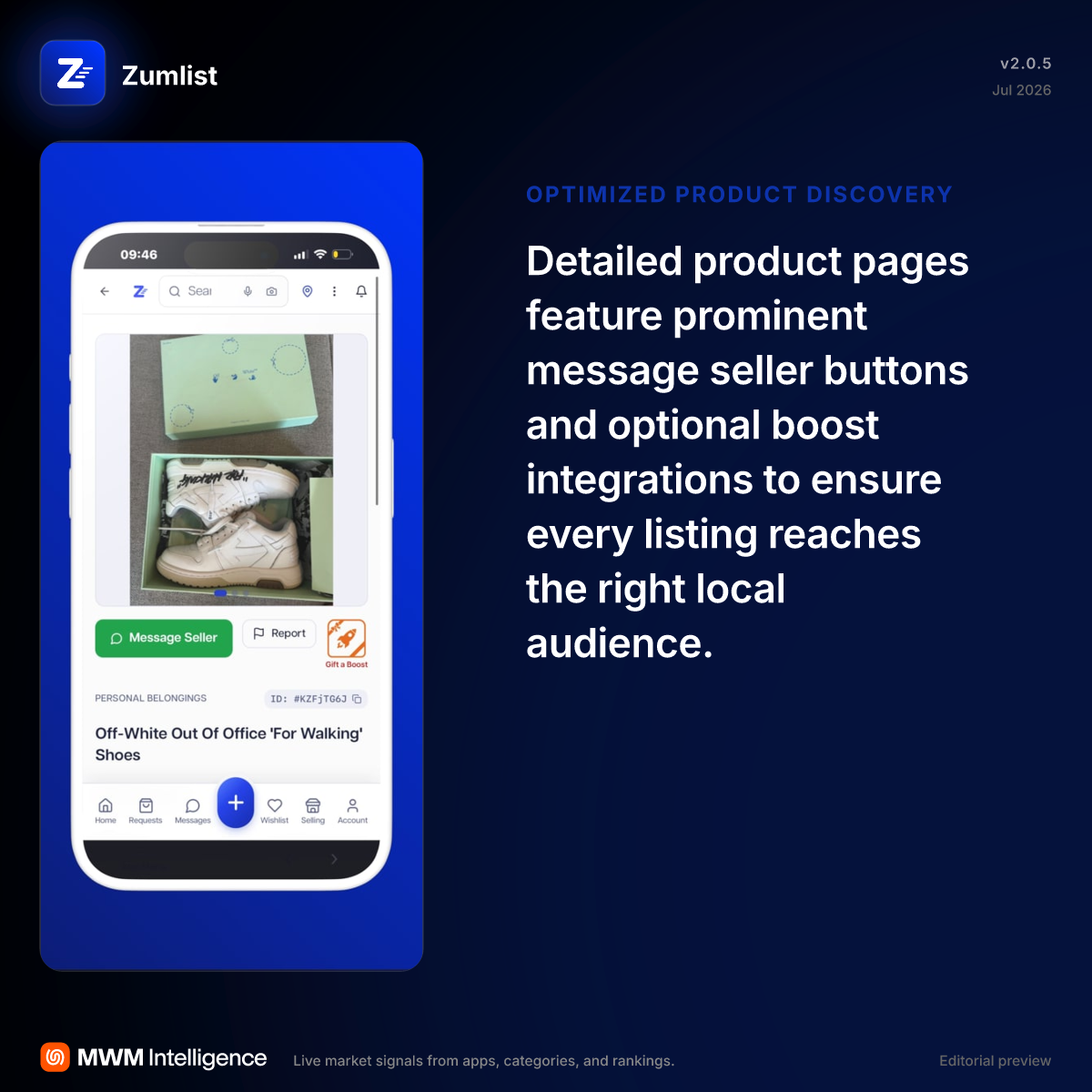 Zumlist - Shopping App | MWM