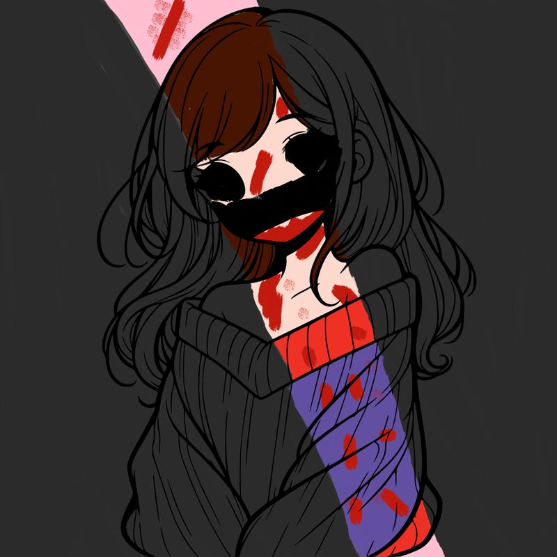 shy pretty girl wearing a sweater that is falling off one shoulder portrait