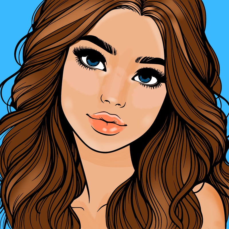 beautiful realistic girl