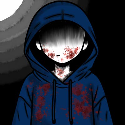 faceless girl in hoodie