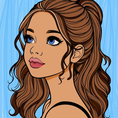 beautiful realistic girl