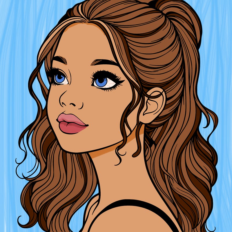 beautiful realistic girl