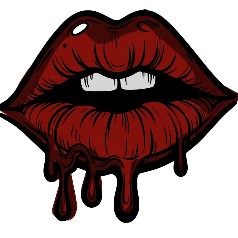 lips that look realistic and drip