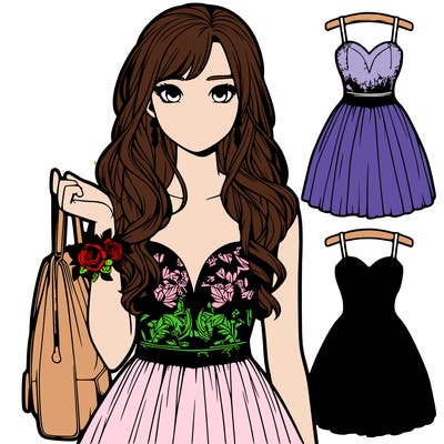 a realistic girl going to prom