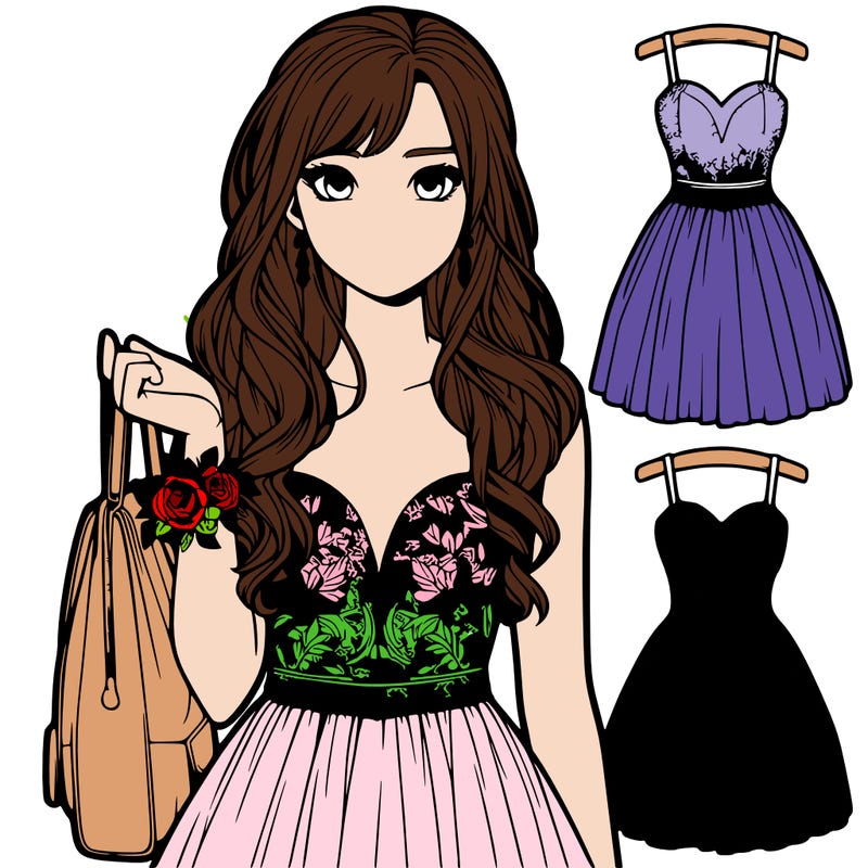 a realistic girl going to prom