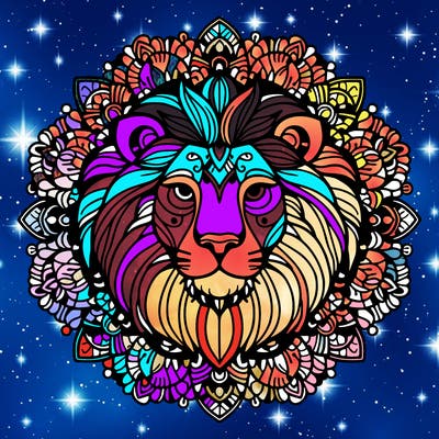lion mandala