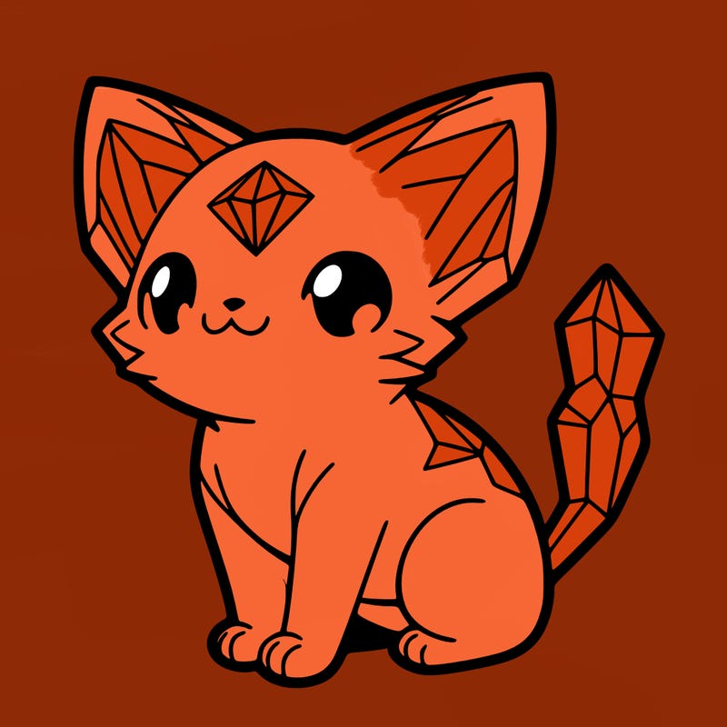 crystal kitten