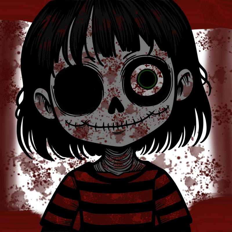 creepy girl