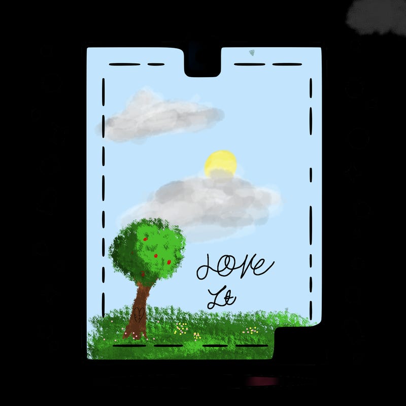 blank piece of paper