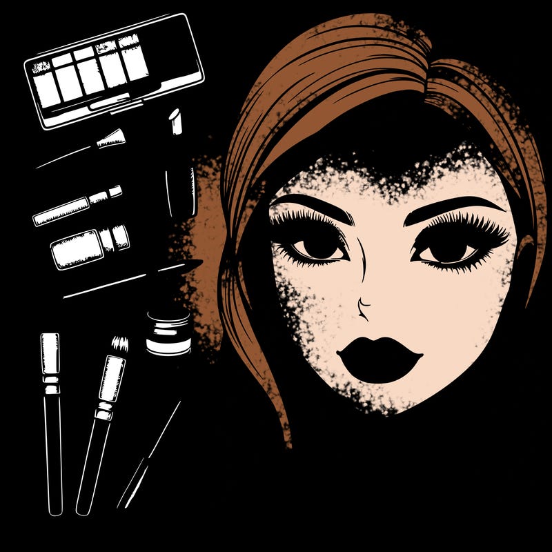 realistic woman makeup