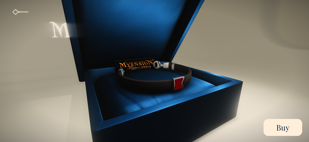 MYENSIGN - JEWEL DESIGNER - Luxury nautical flag bracelet displayed in a blue gift box inside the MyEnsign app.