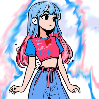 girl in a cute crop top