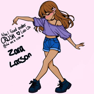 realistic girl danceing