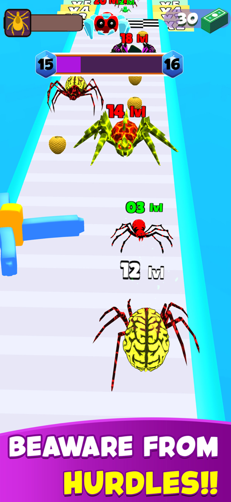 Spider & Insect Evolution Run - Games App | MWM
