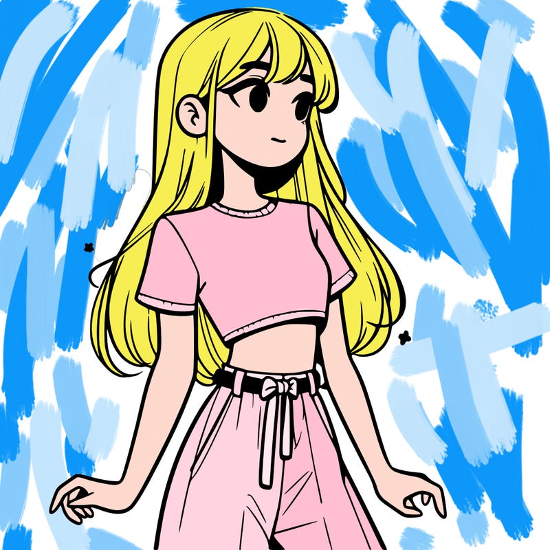 girl in a cute crop top