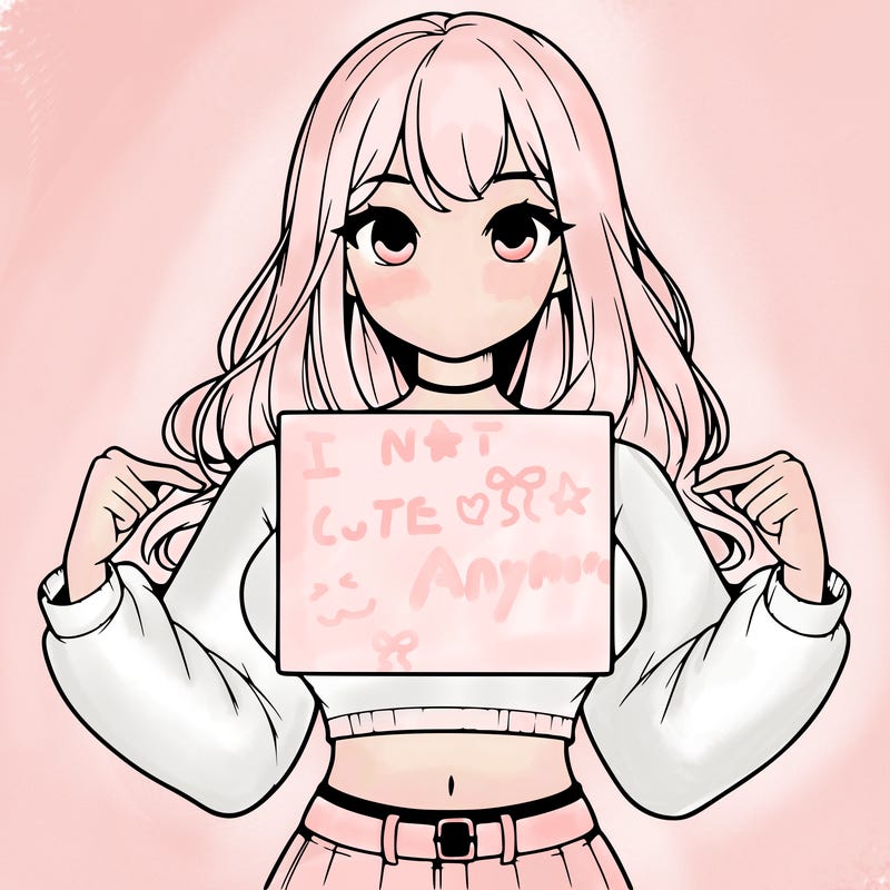 girl holding a blank sign in a long sleeve crop top