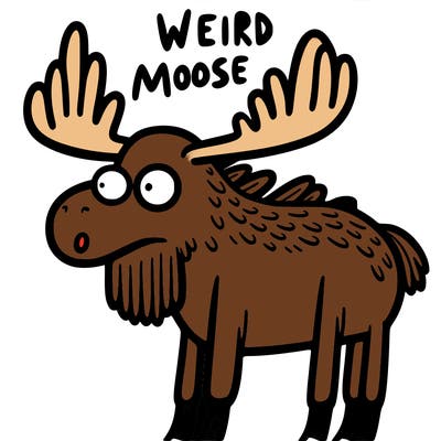 weird moose