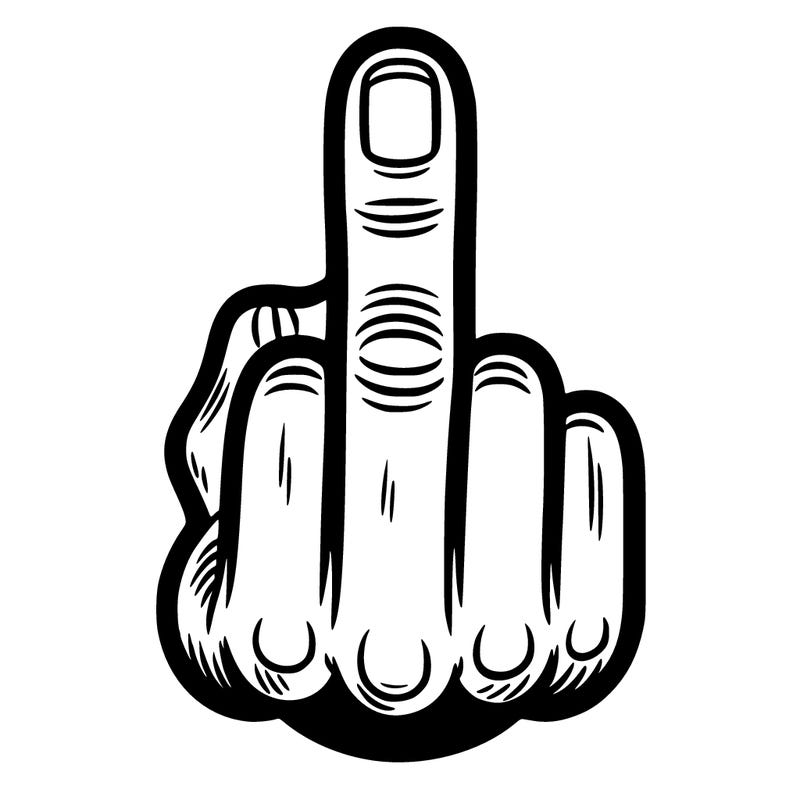 middle finger