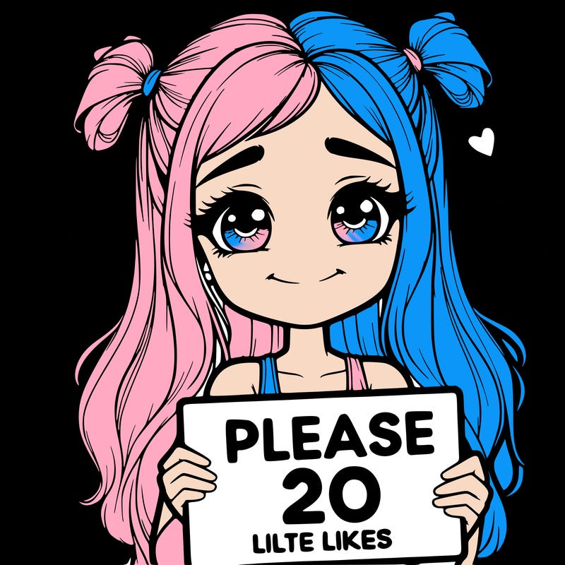 realistic girl holding a sign that says please 20 likes