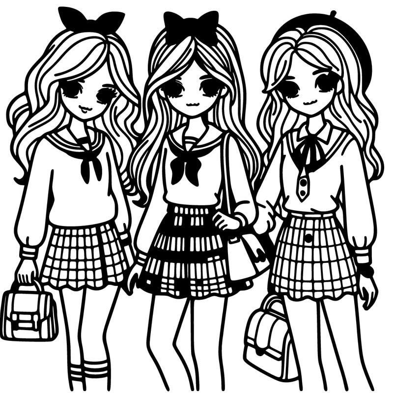 preppy girls