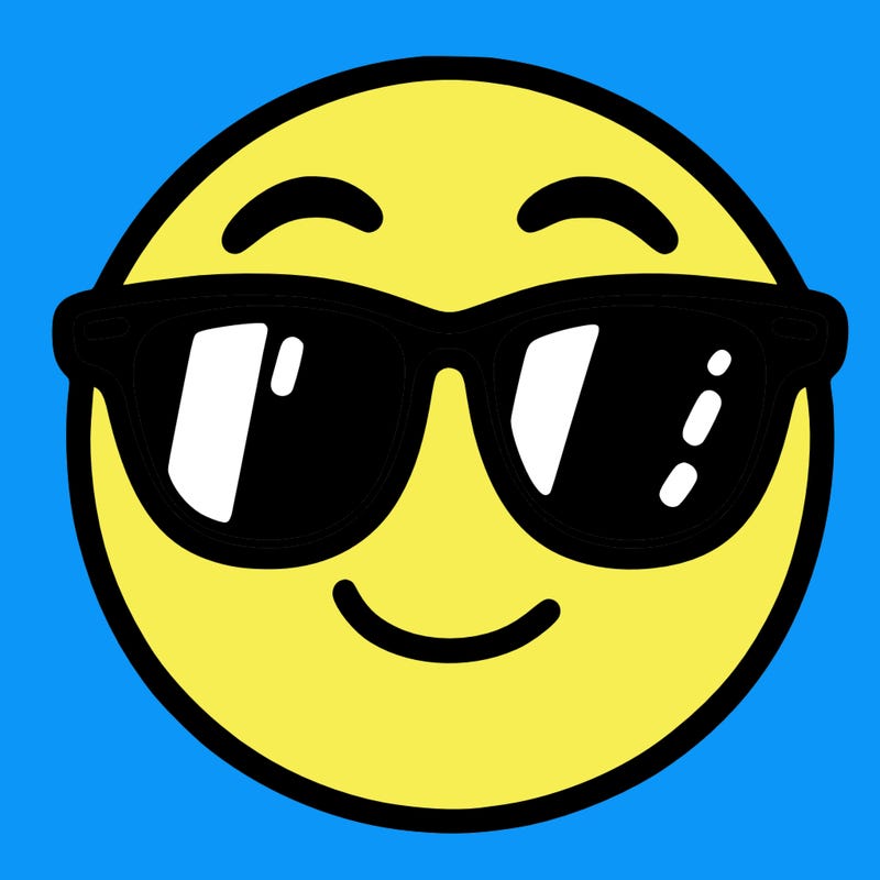 emoji with sunglasses