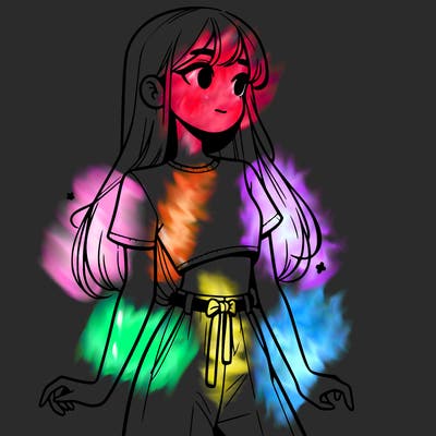 girl in a cute crop top