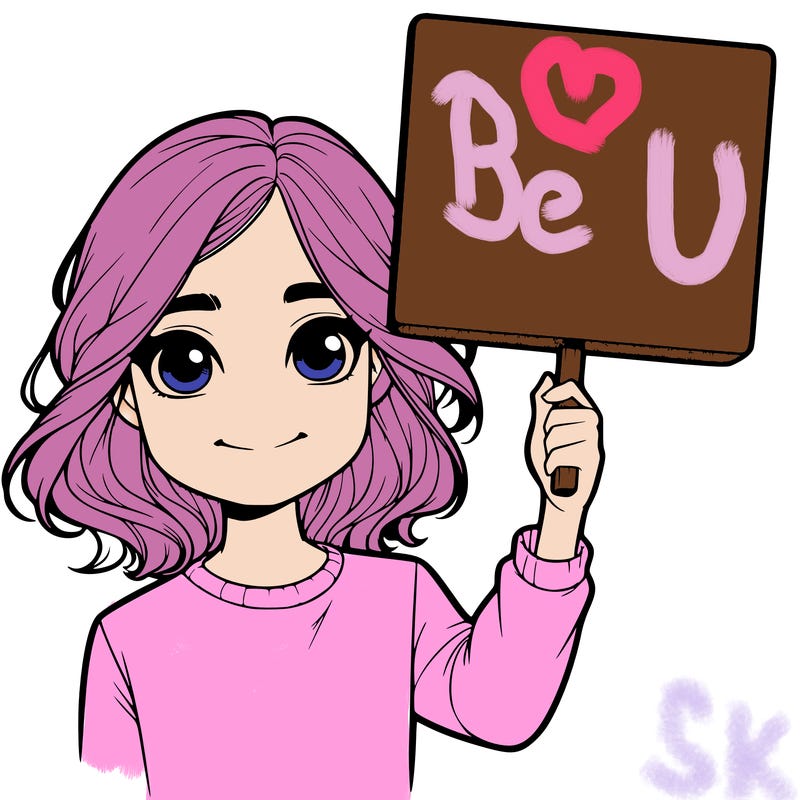 realistic girl holding up a sign