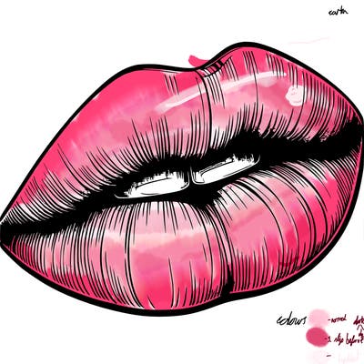 realistic lips