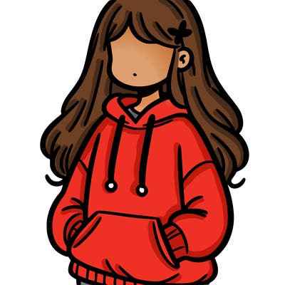 girl in sweatshirt