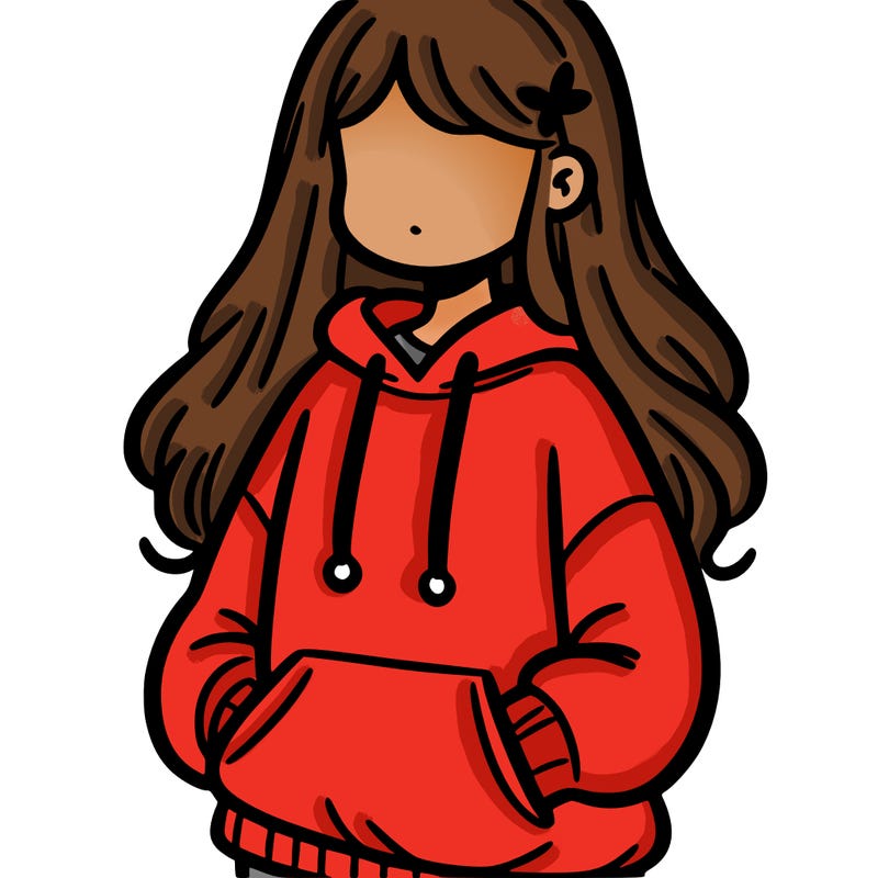 girl in sweatshirt