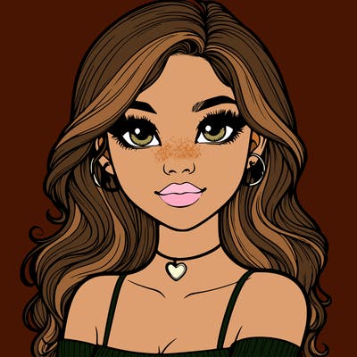 realistic pretty girl