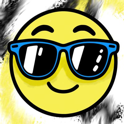 emoji with sunglasses