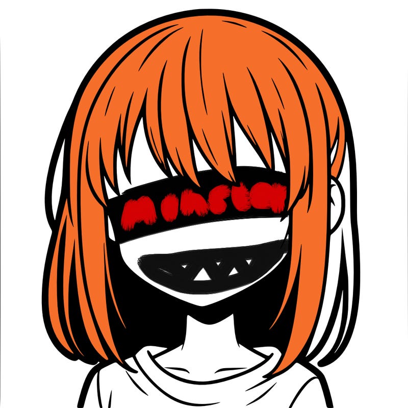 faceless anime girl