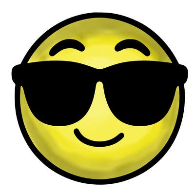 emoji with sunglasses
