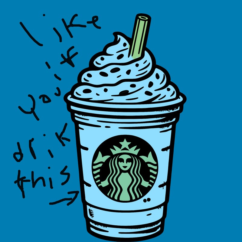 starbucks, frappuccino