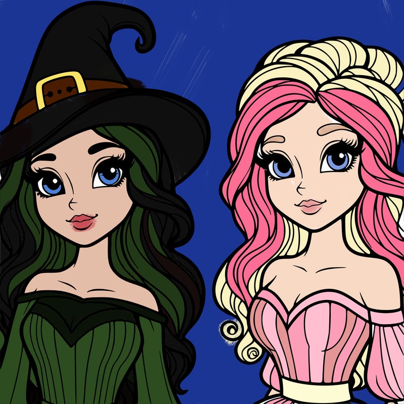 elphaba and glinda