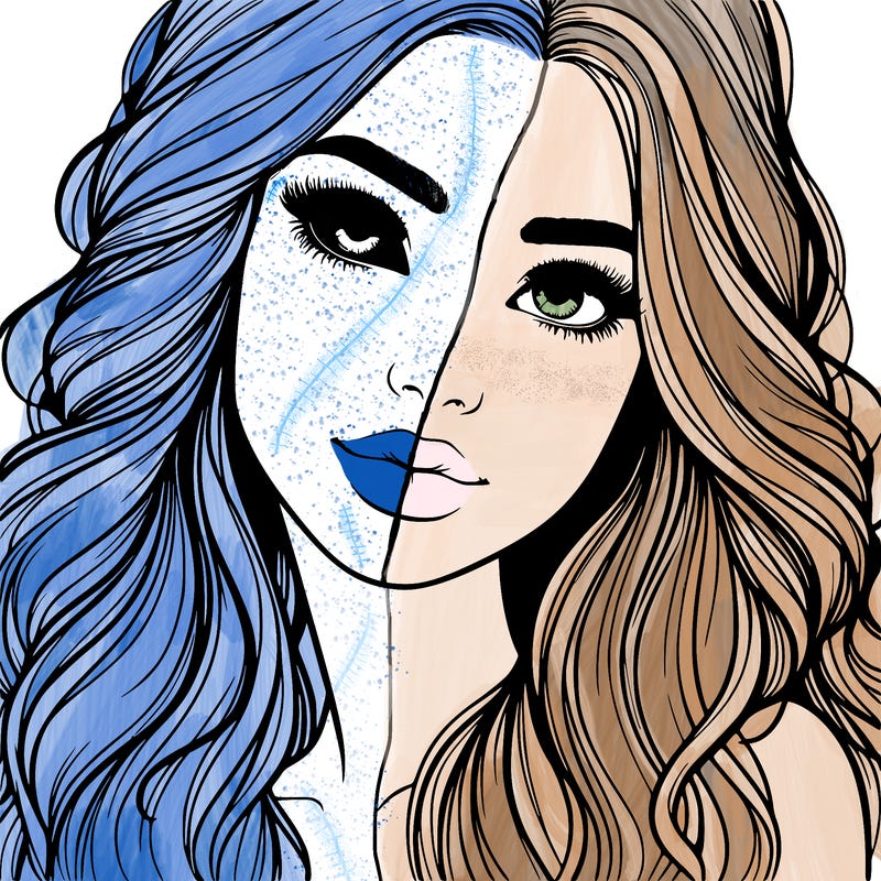 beautiful realistic girl