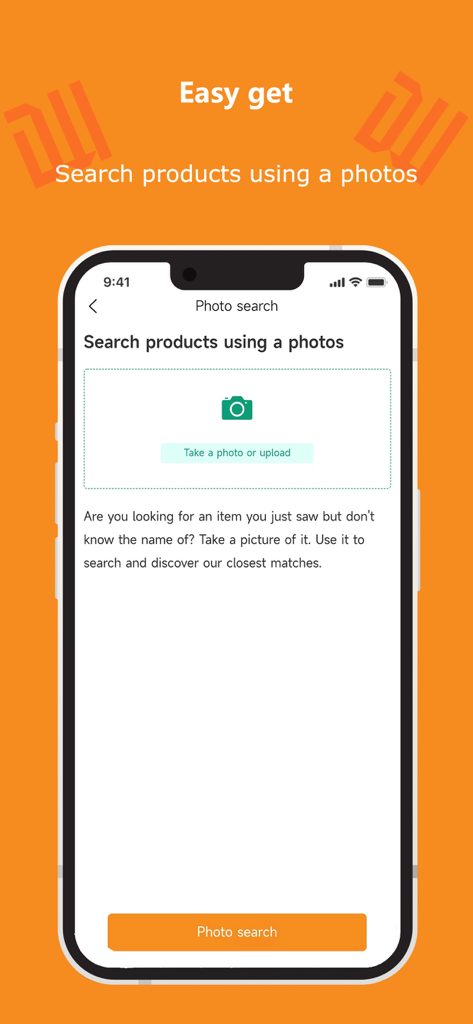 DM MALL app photo search feature for finding products using a picture