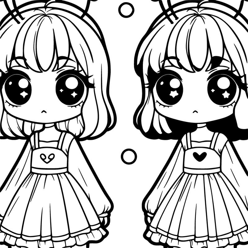 cute anime alien girl