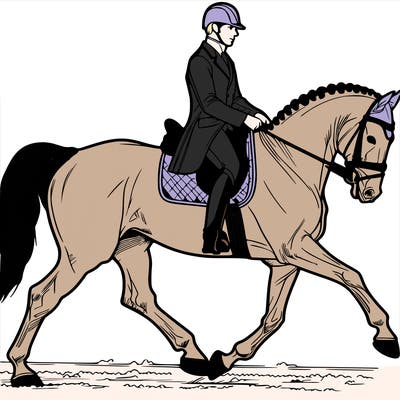 dressage horses