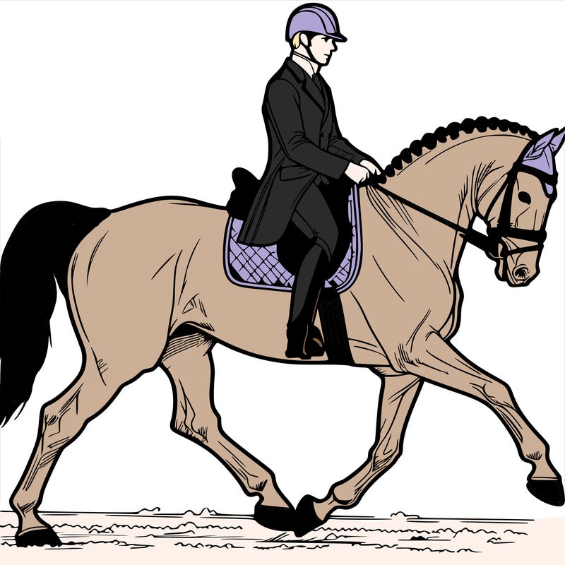 dressage horses