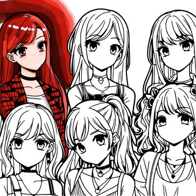 teen manga 4 girls