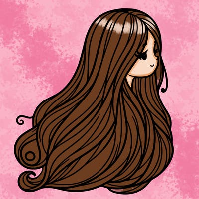 long hair girl