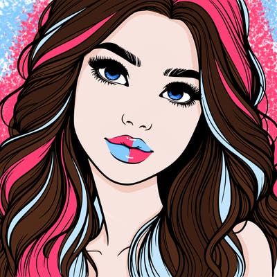 beautiful realistic girl