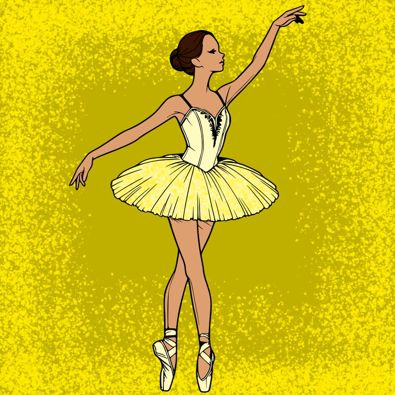 realistic ballerina